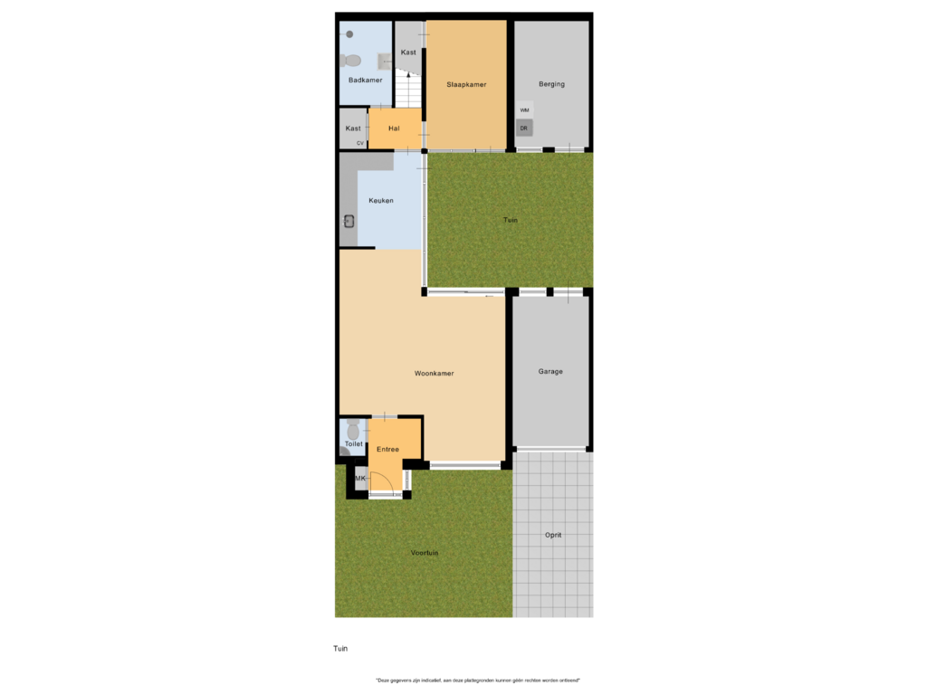 Bekijk plattegrond van Tuin van Krayenhofflaan 37