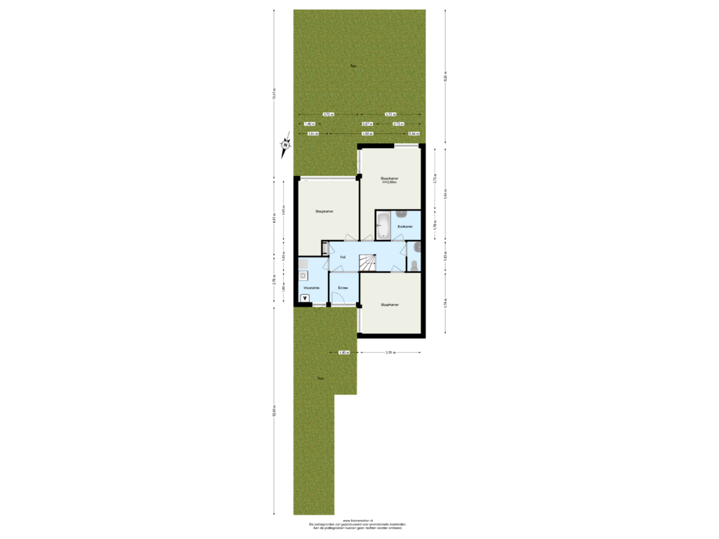 Bekijk plattegrond van Begane Grond tuin van Beatrixlaan 47