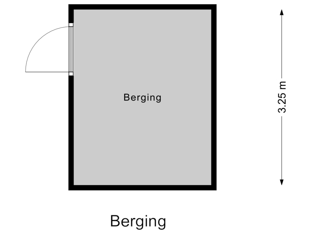 Bekijk plattegrond van Berging van Dikkertje Dap 52