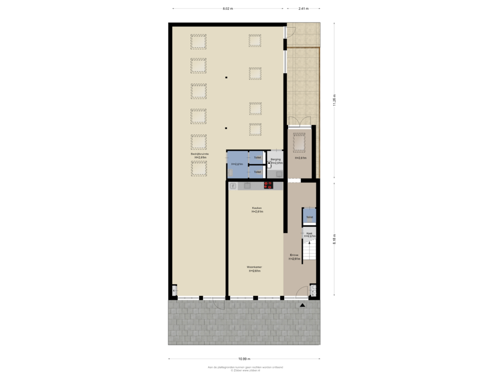 View floorplan of Begane grond_Tuin of Julianastraat 47