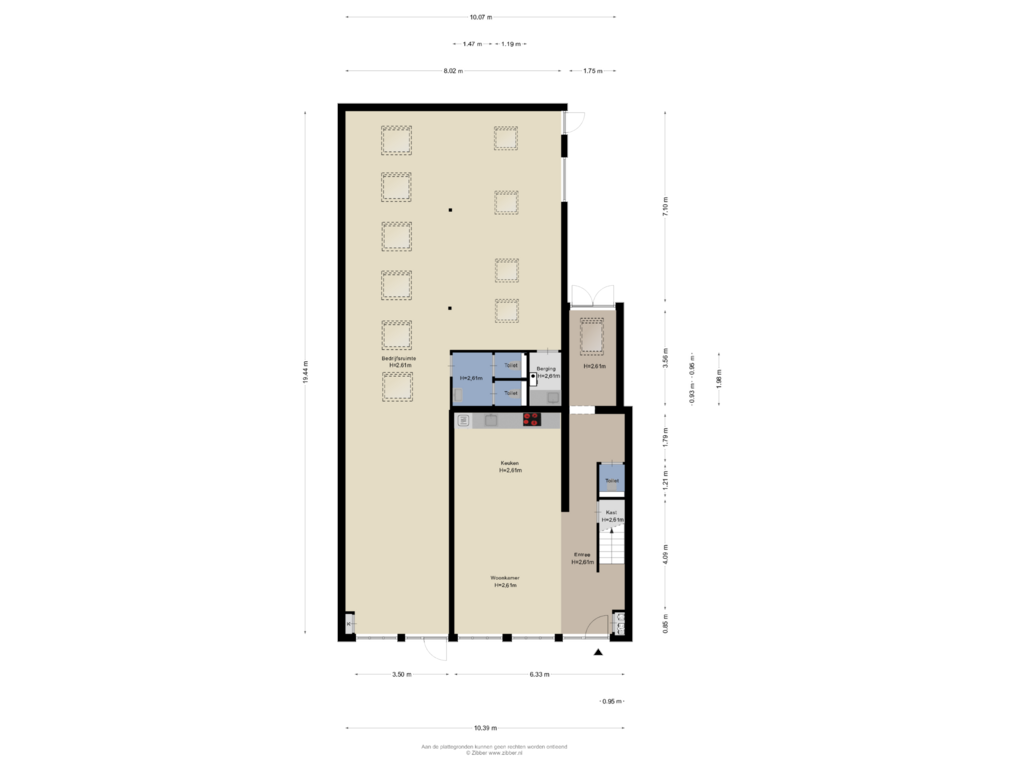 View floorplan of Begane grond of Julianastraat 47