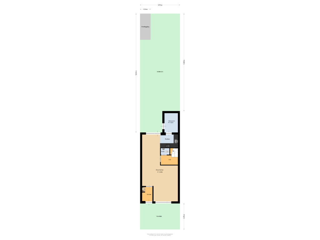 View floorplan of Situatie of Bovensim 26