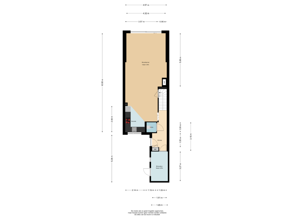 Bekijk plattegrond van Begane grond van Silverkamp 26