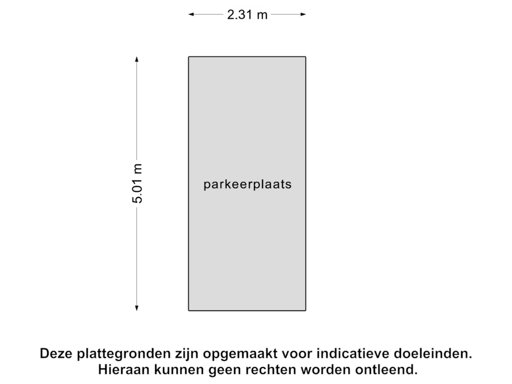 View floorplan of Parkeerplaats of Kanunnikencour 10