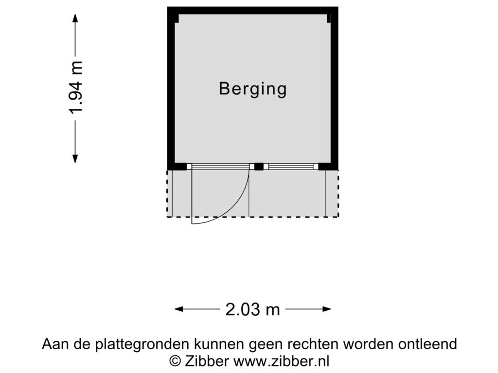 Bekijk plattegrond van Berging van Kamp 12 11