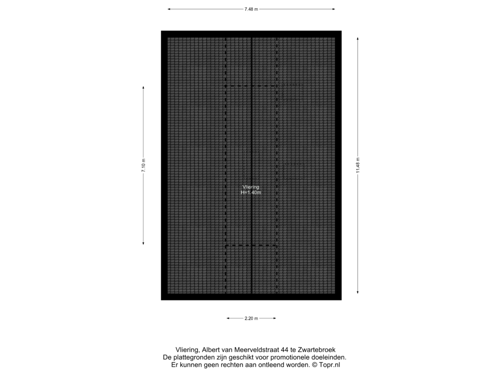 Bekijk plattegrond van Zolder van Albert van Meerveldstraat 44