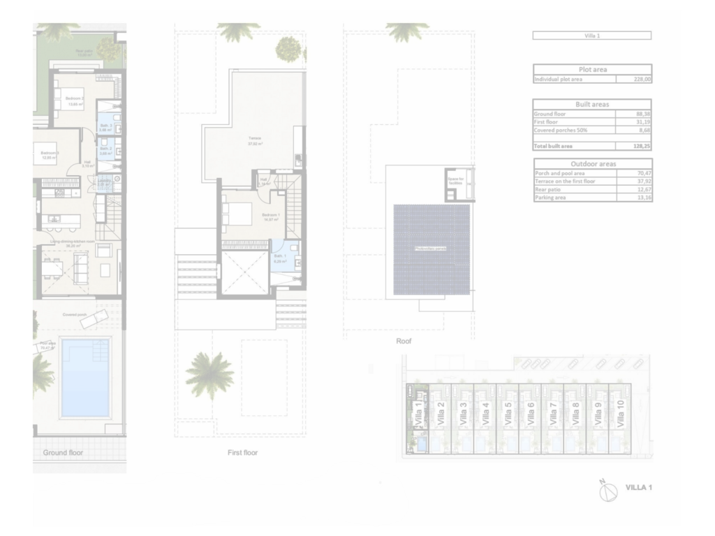 Bekijk plattegrond van Plattegronden van Avenida Mar Menor