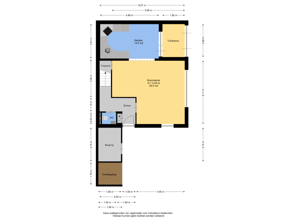 View floorplan of Begane Grond of Annie Romein-Verschoorstraat 1