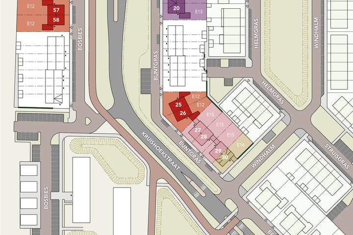 Bekijk foto 6 van Twee-onder-één-kapwoningen | Type E12 (Bouwnr. 17)