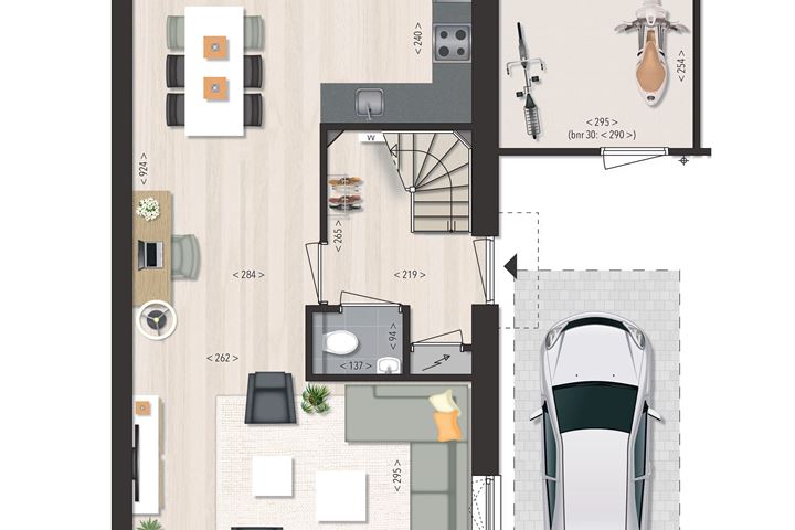 Bekijk foto 2 van Twee-onder-één-kapwoningen | Type E15 (Bouwnr. 28)