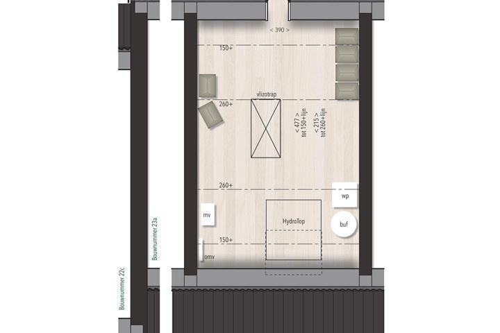 View photo 4 of Tussenwoning | Type F3 (Bouwnr. 23A)