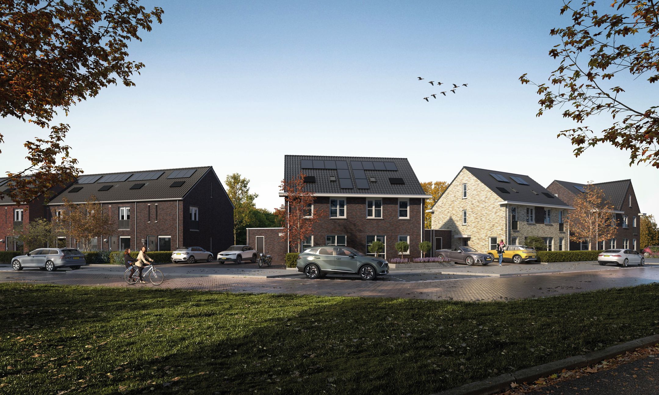 Twee-onder-één-kapwoningen | Type E15 (Bouwnr. 27), Heesch, 5384, Noord-Brabant, Nederland