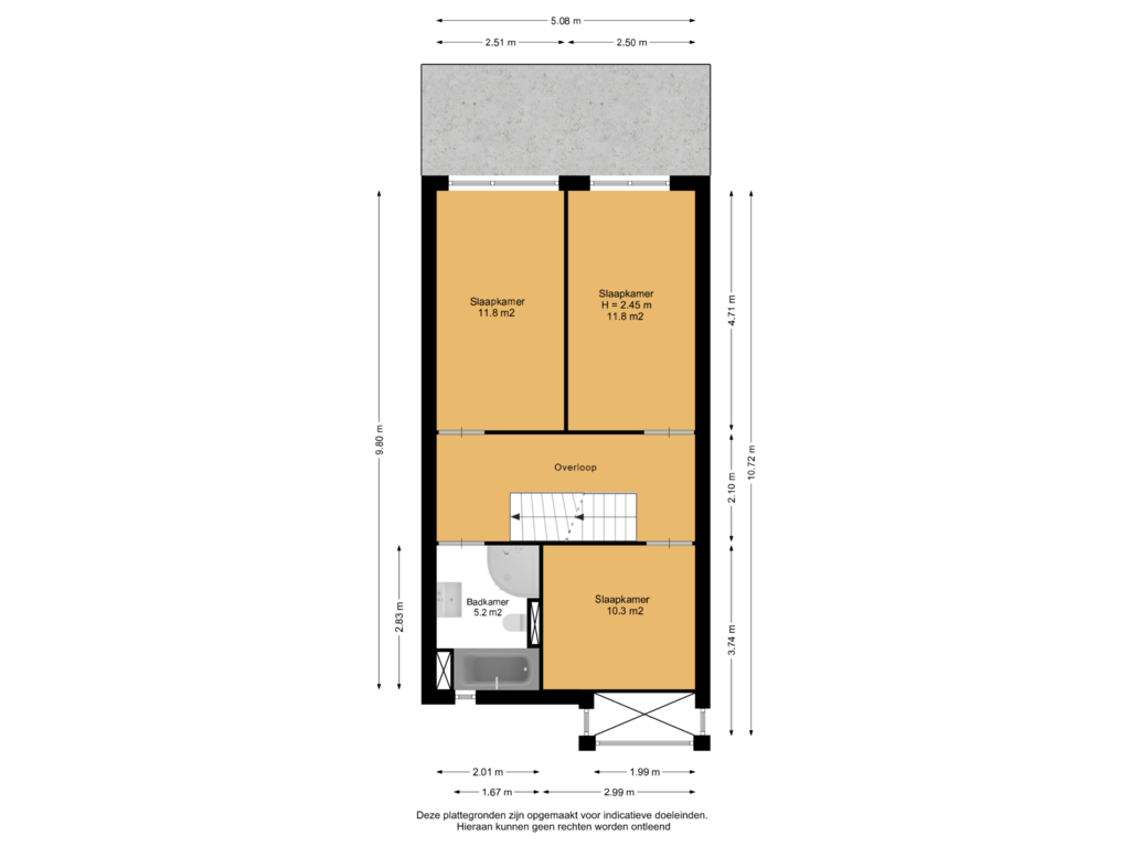 Bekijk plattegrond van 1e Verdieping van Plesmanlaan 95