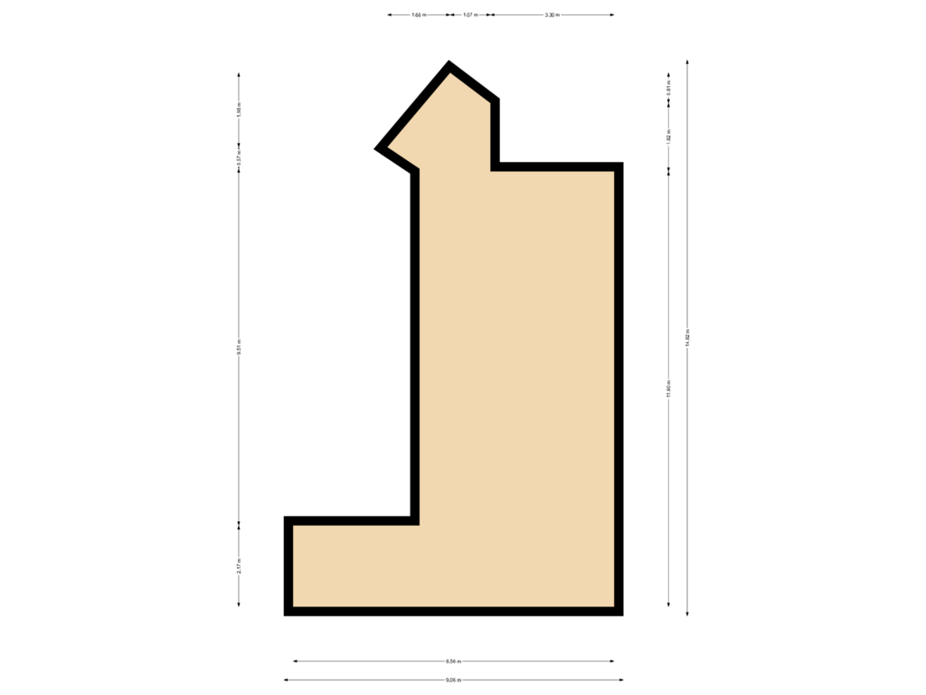 View floorplan of Floor 1 of Krekelveen 101