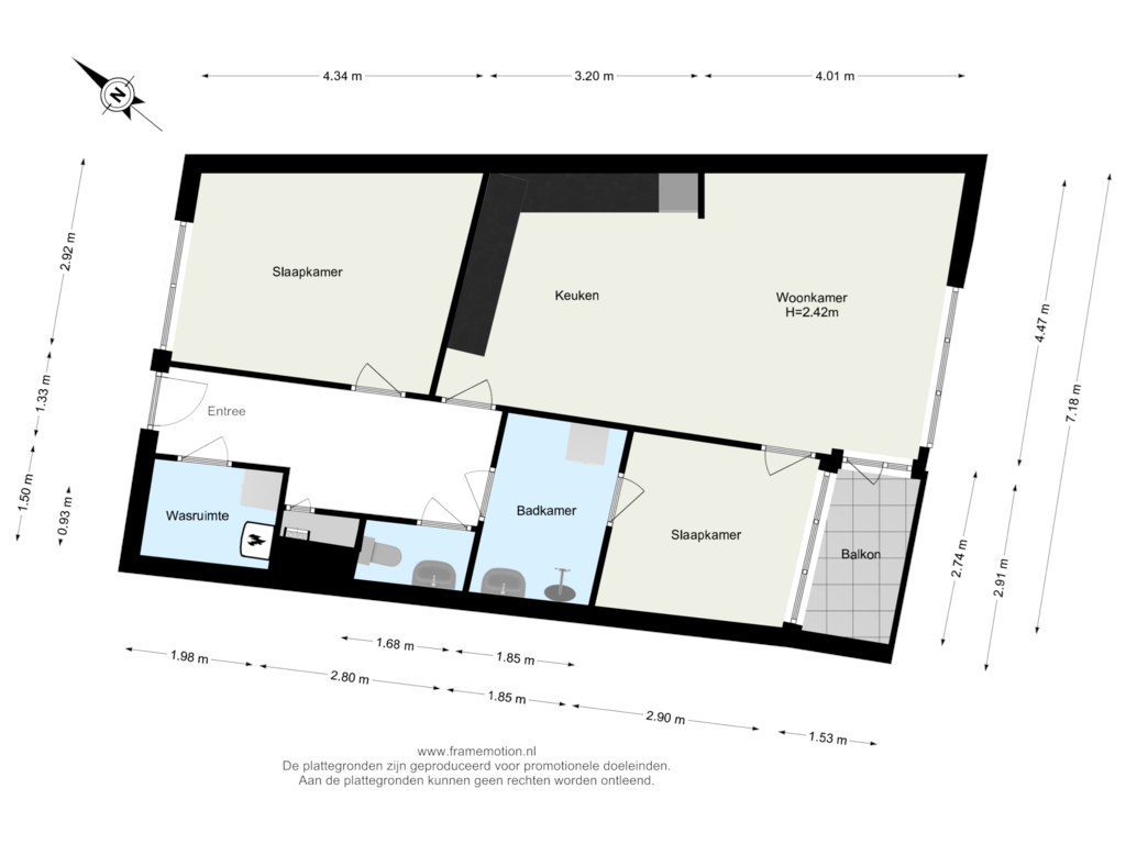 View floorplan of Verdieping 2 of Iepenwede 8