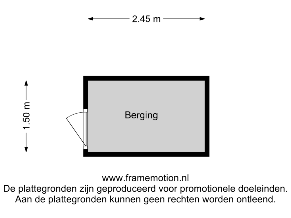 View floorplan of Berging of Iepenwede 8