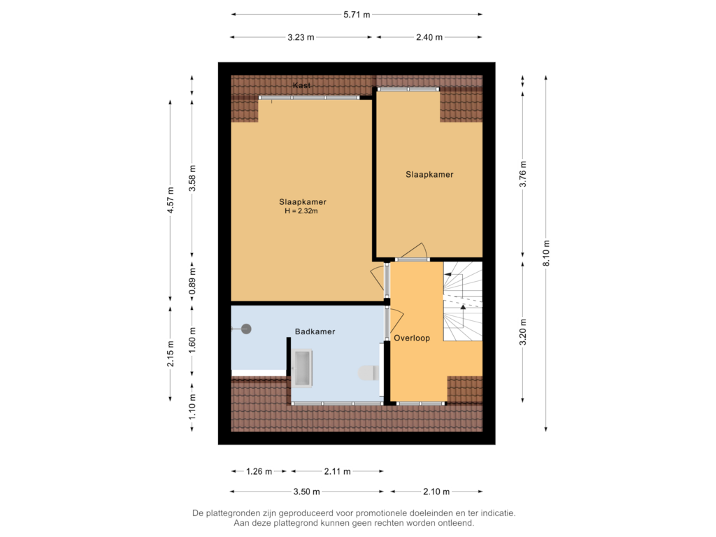 Bekijk plattegrond van Eerste verdieping van Jagtlust 3