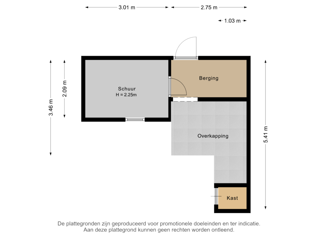 Bekijk plattegrond van Schuur van Jagtlust 3