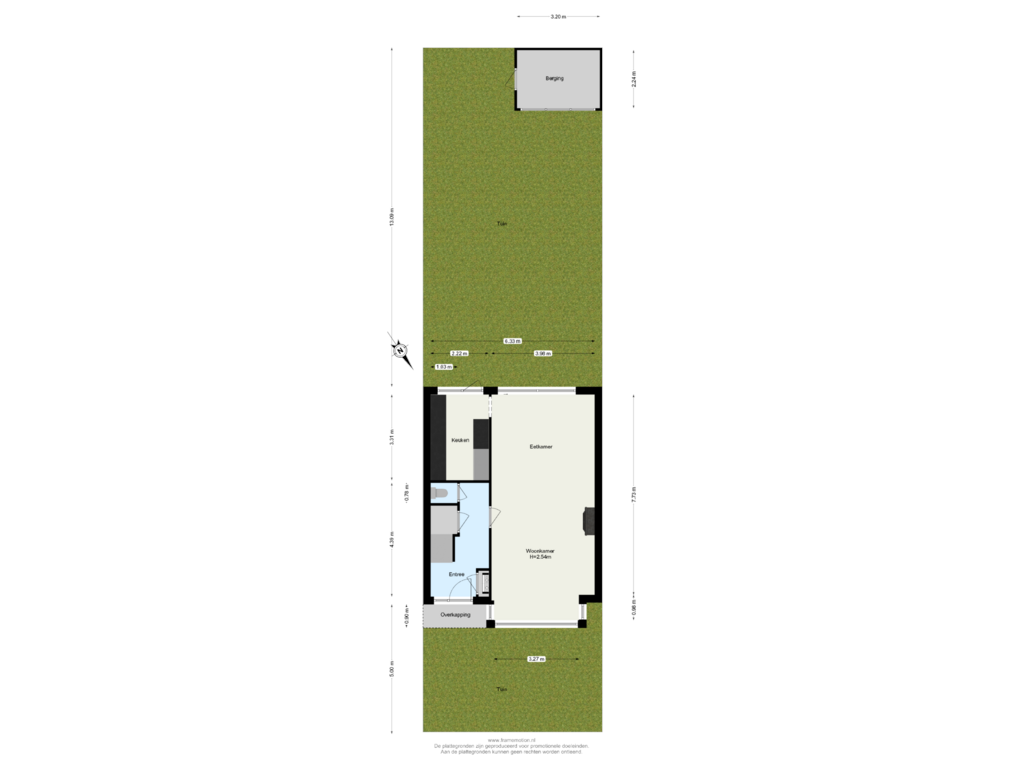 Bekijk plattegrond van Begane Grond tuin van J A Beyerinkstraat 71