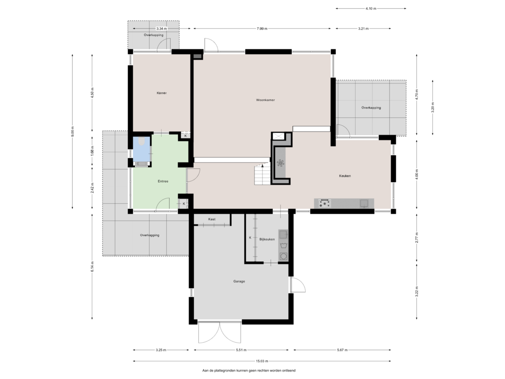 View floorplan of Begane grond of Horst 1