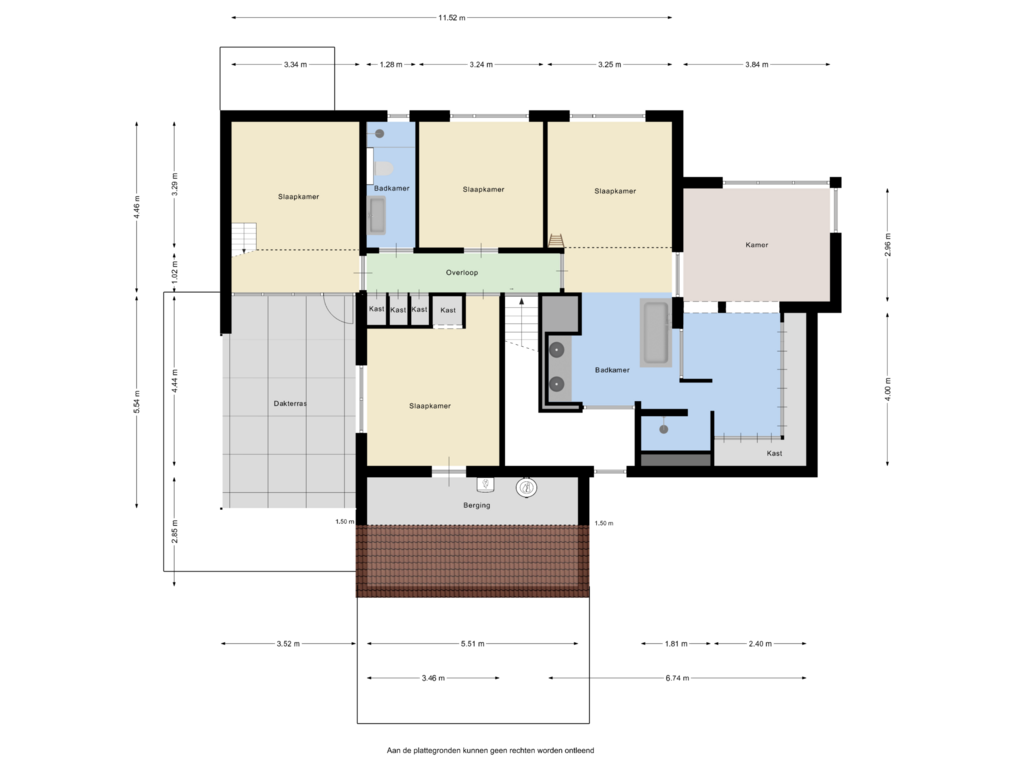 View floorplan of Eerste verdieping of Horst 1