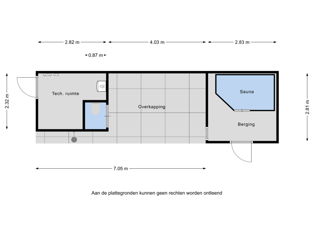 View floorplan of Tuinhuis of Horst 1