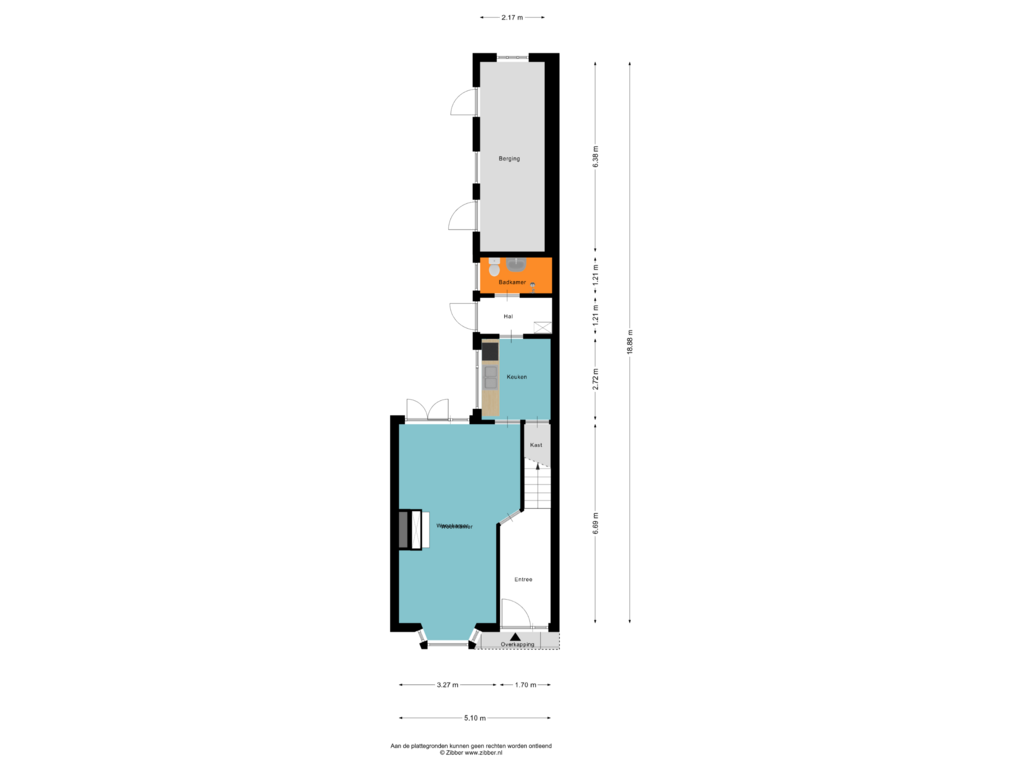 Bekijk plattegrond van Begane Grond van Houtse Parallelweg 67