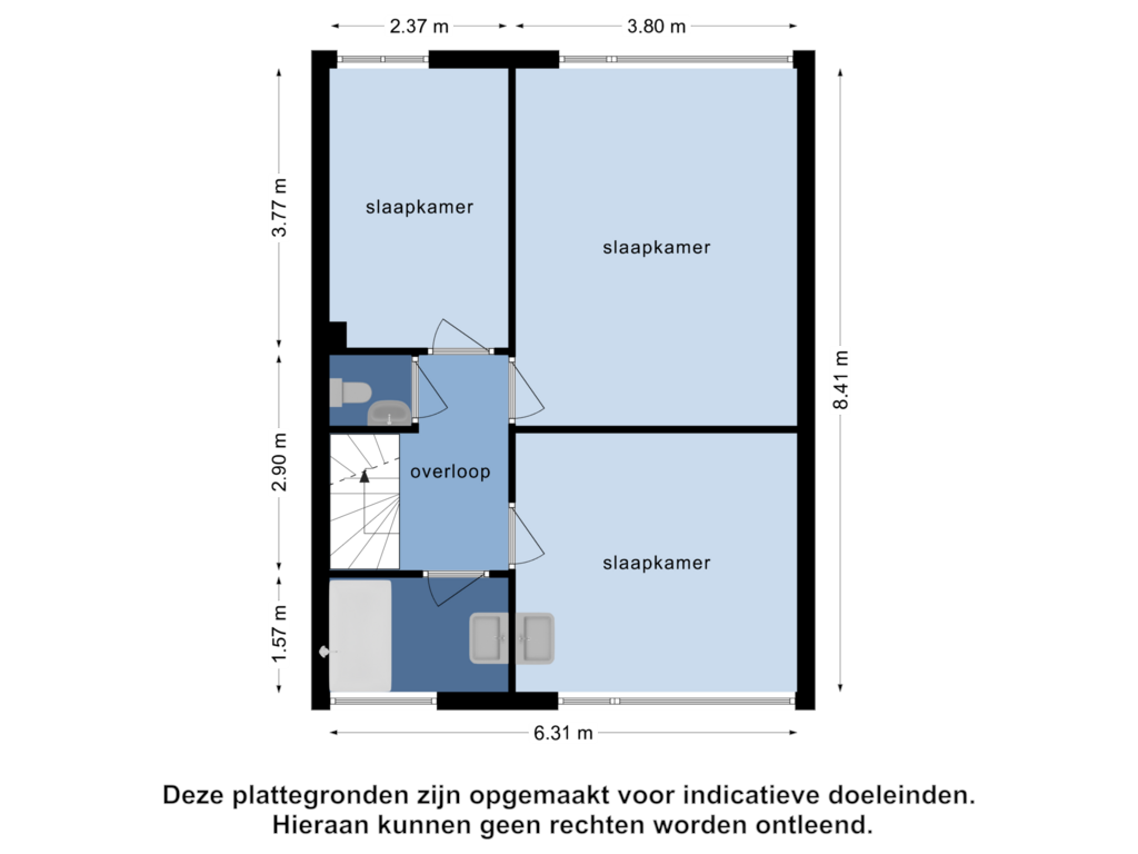 Bekijk plattegrond van 1e verdieping van Weezenhof 6544