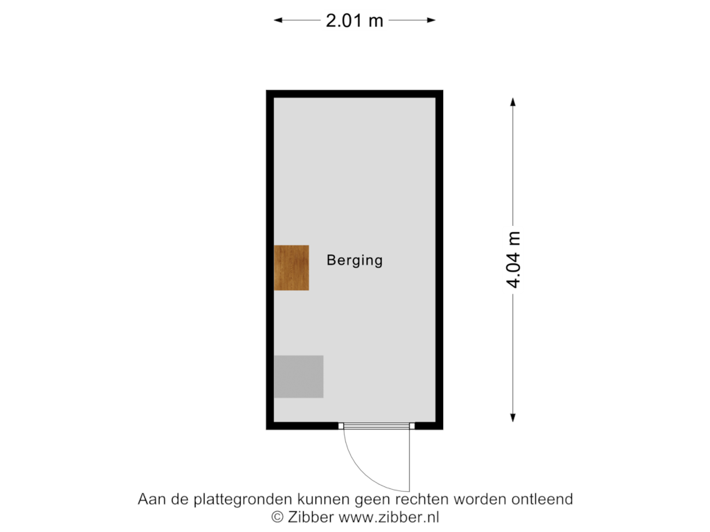 Bekijk plattegrond van Berging van Westerkwartier 14