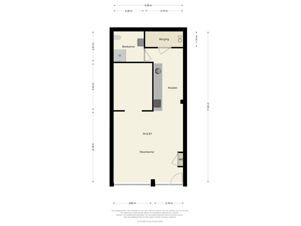 Bekijk plattegrond van First floor van Stadhuisstraat 52