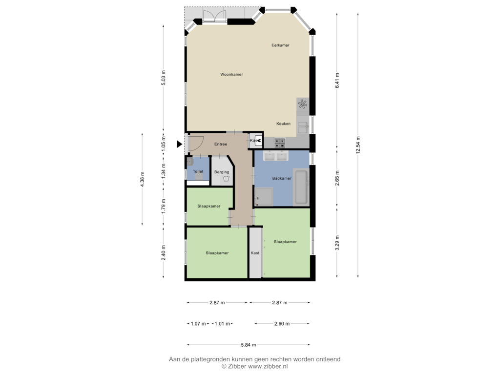 Bekijk plattegrond van Begane grond van Ploegdijk 2-H18