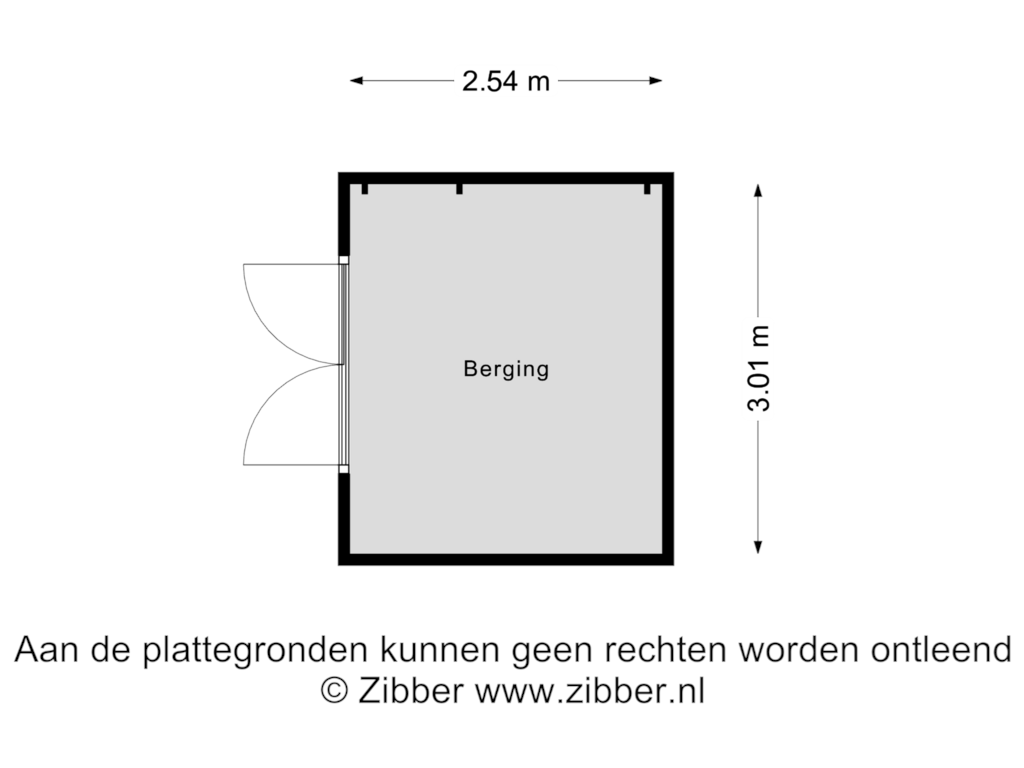 Bekijk plattegrond van Berging van Ploegdijk 2-H18