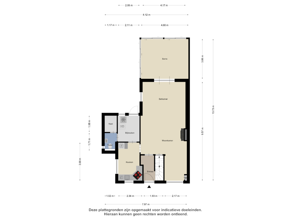 Bekijk plattegrond van Begane Grond van Pater Vogelsstraat 43