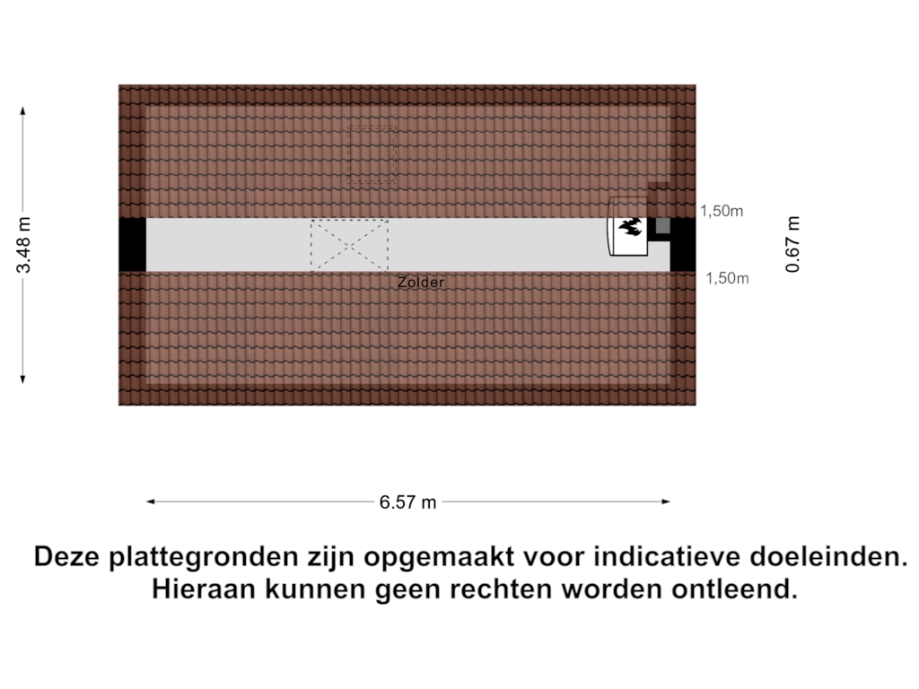 Bekijk plattegrond van Zolder van Pater Vogelsstraat 43