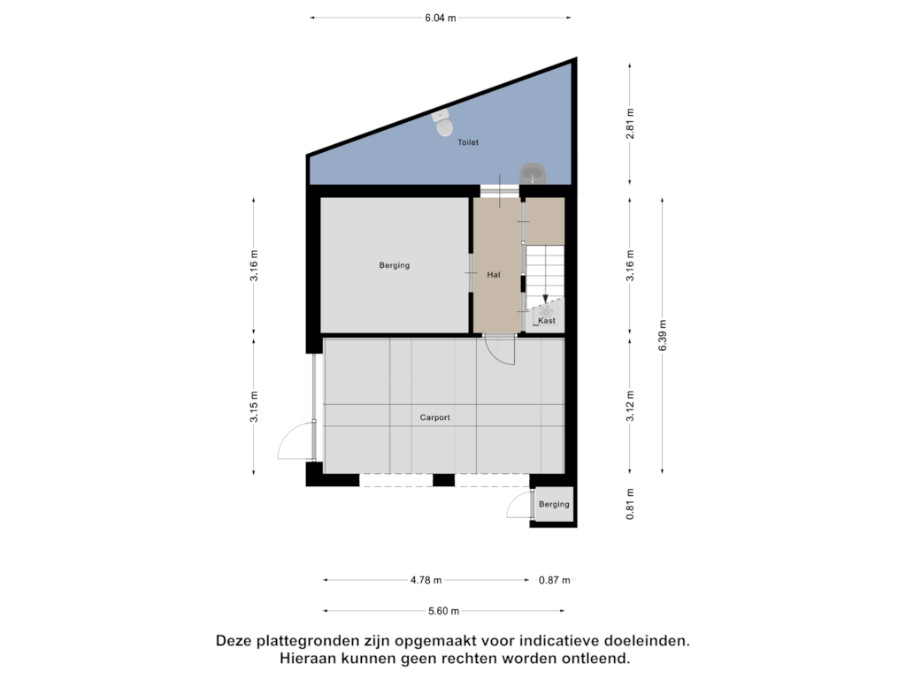 Bekijk plattegrond van Berging van Pater Vogelsstraat 43