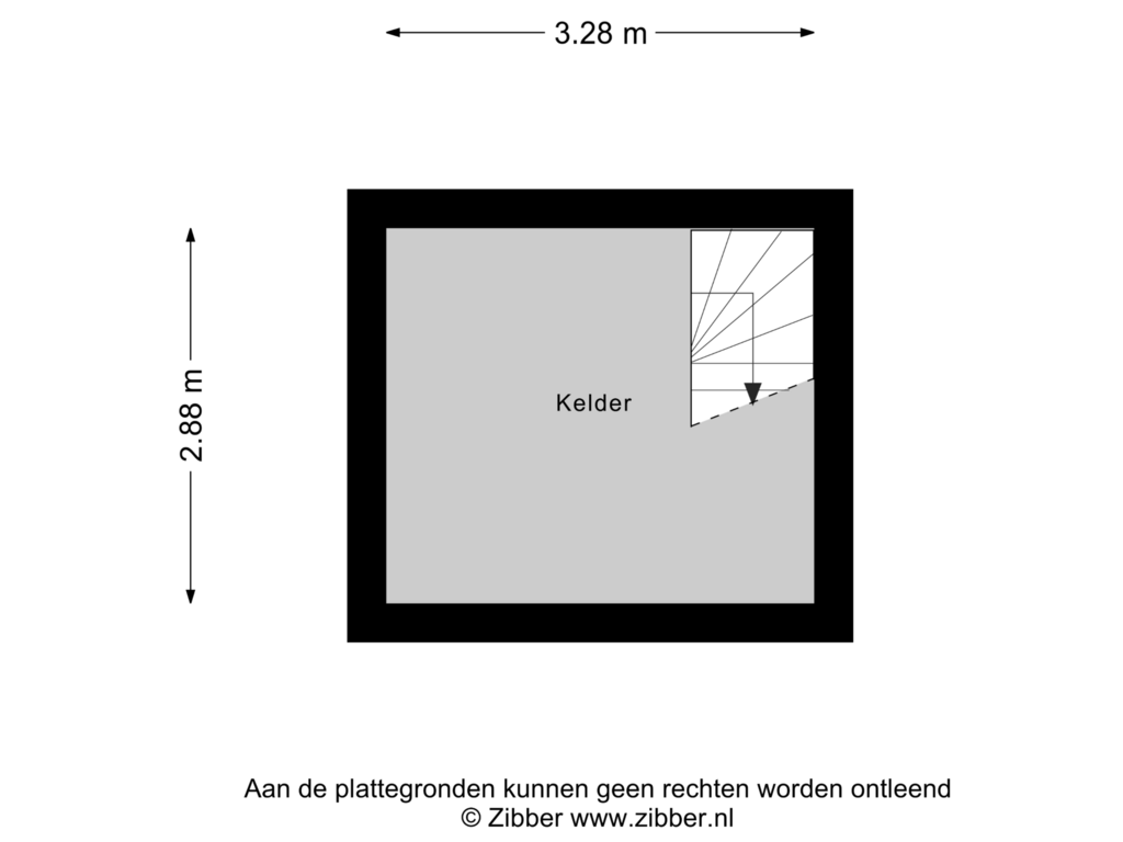 Bekijk plattegrond van Kelder van Nassauplein 1