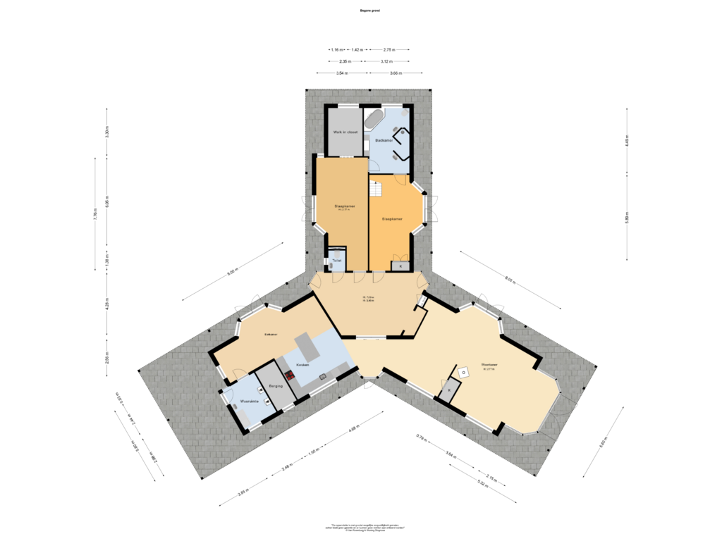 Bekijk plattegrond van Begane grond van Graaf Floris V weg 30