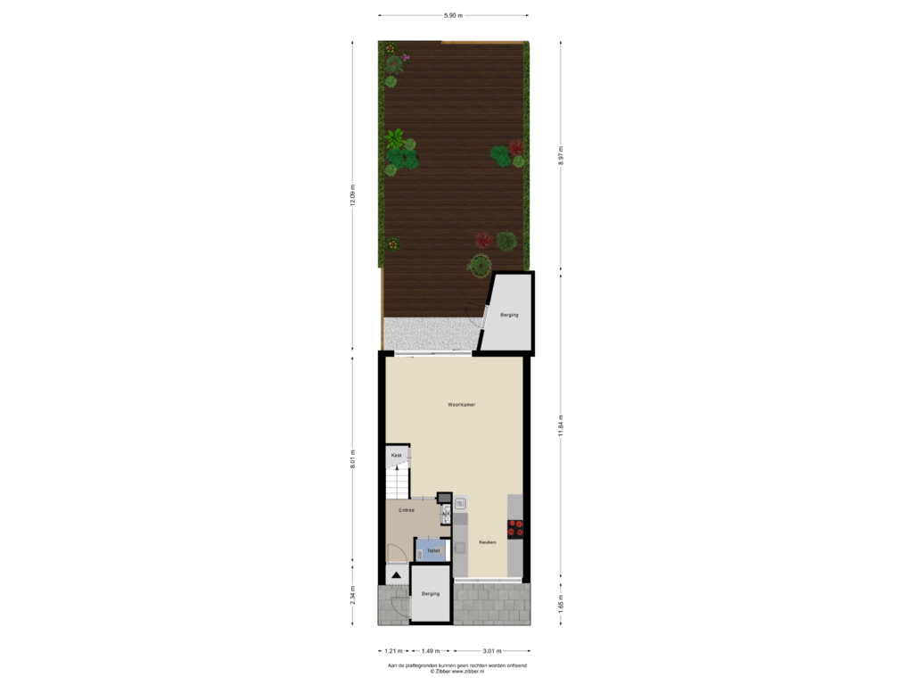 Bekijk plattegrond van Begane grond_Tuin van Hazenhof 62