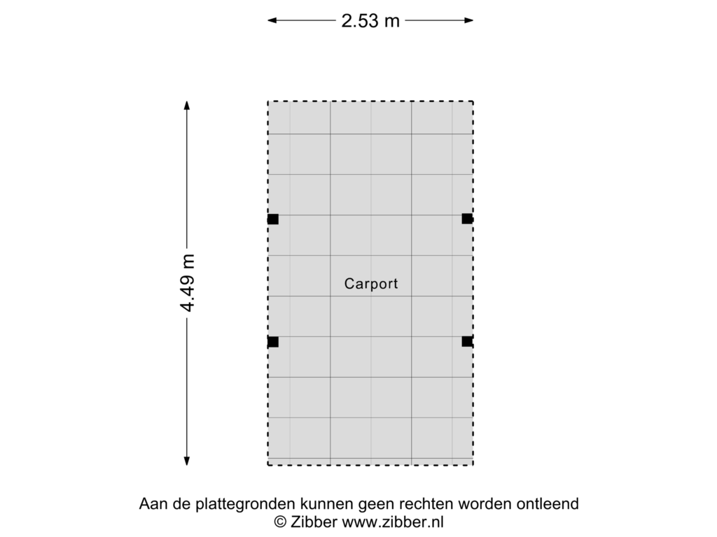 Bekijk plattegrond van Carpot van Hazenhof 62