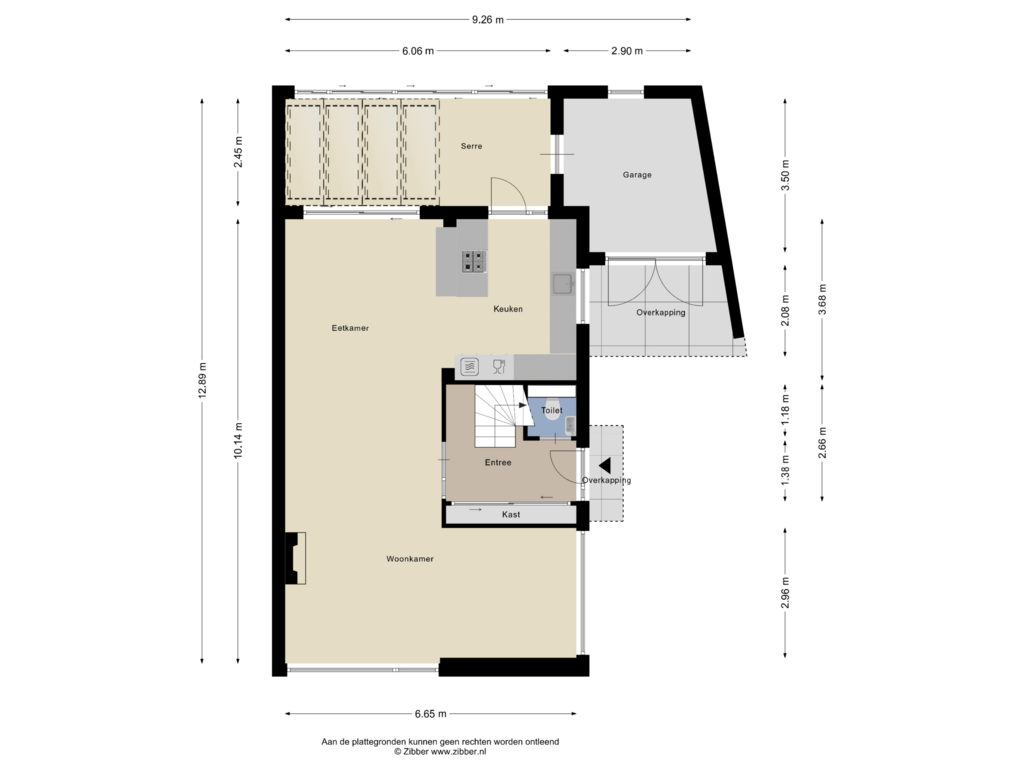 Bekijk plattegrond van Begane Grond van Hengelosestraat 66