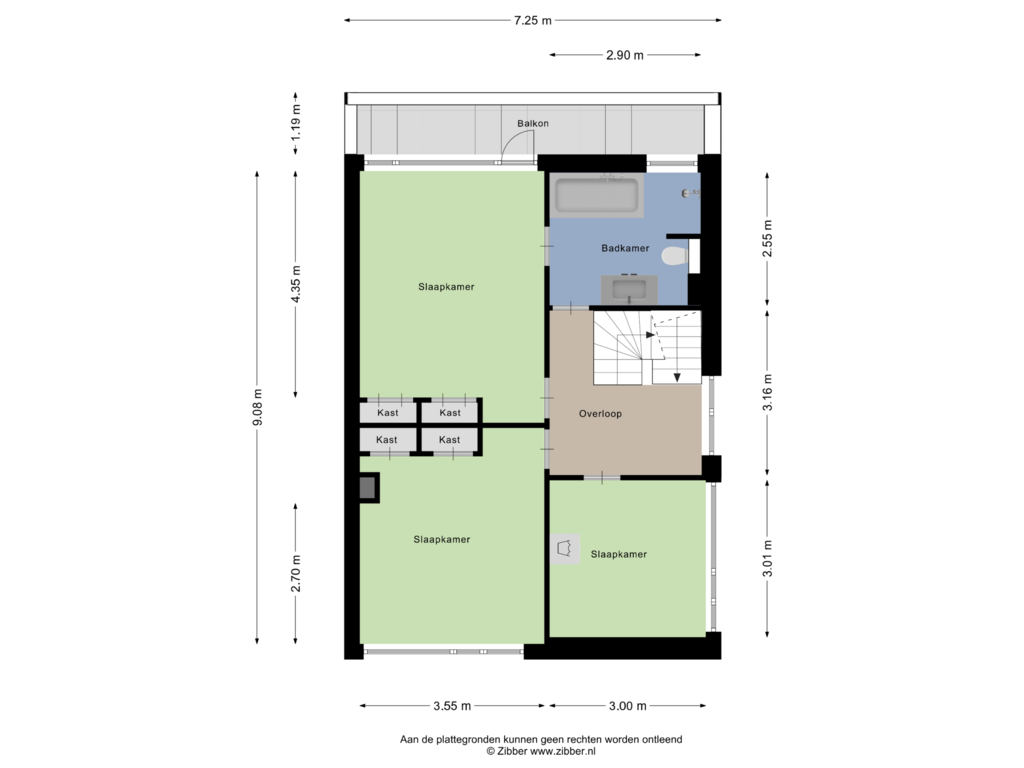 Bekijk plattegrond van Eerste Verdieping van Hengelosestraat 66