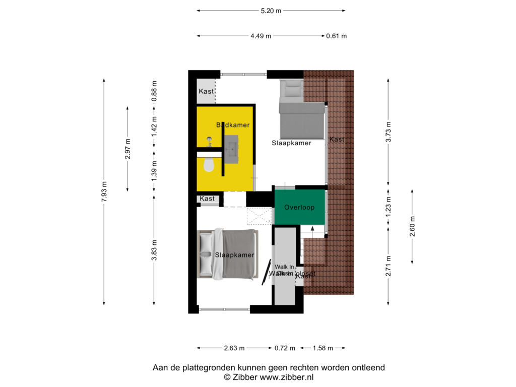 Bekijk plattegrond van Eerste Verdieping van Kramersweide 21