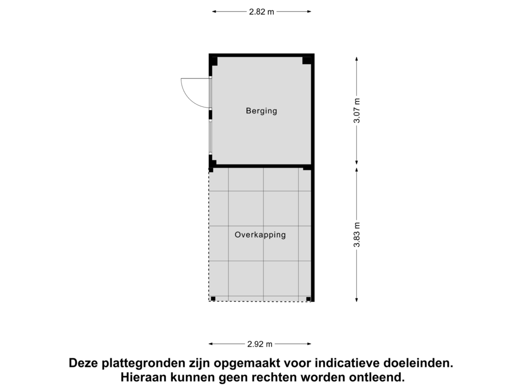 Bekijk plattegrond van Berging van Schoolstraat 39