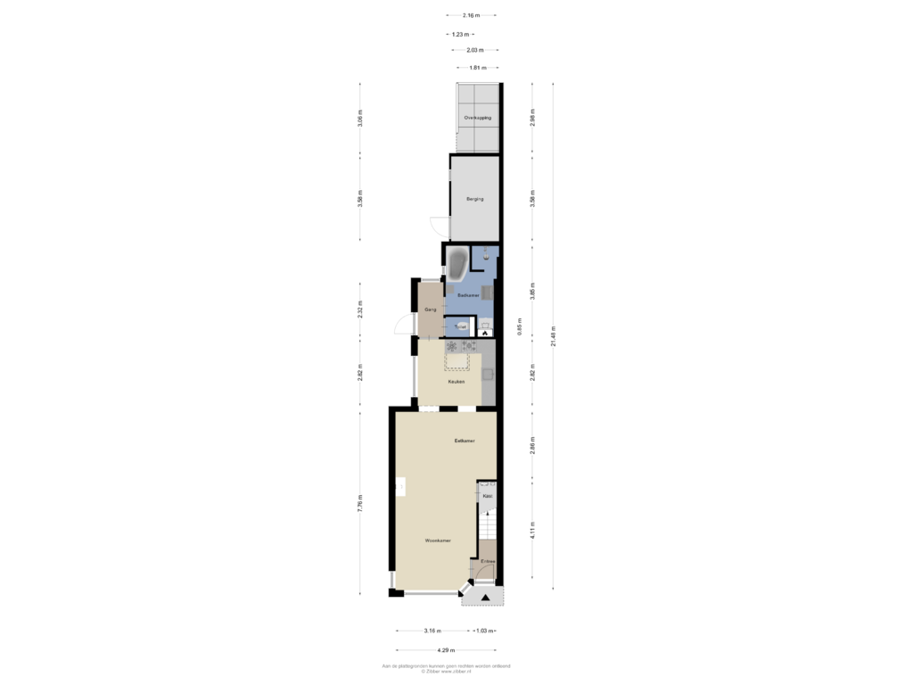 View floorplan of Begane Grond of Patrimoniumlaan 78