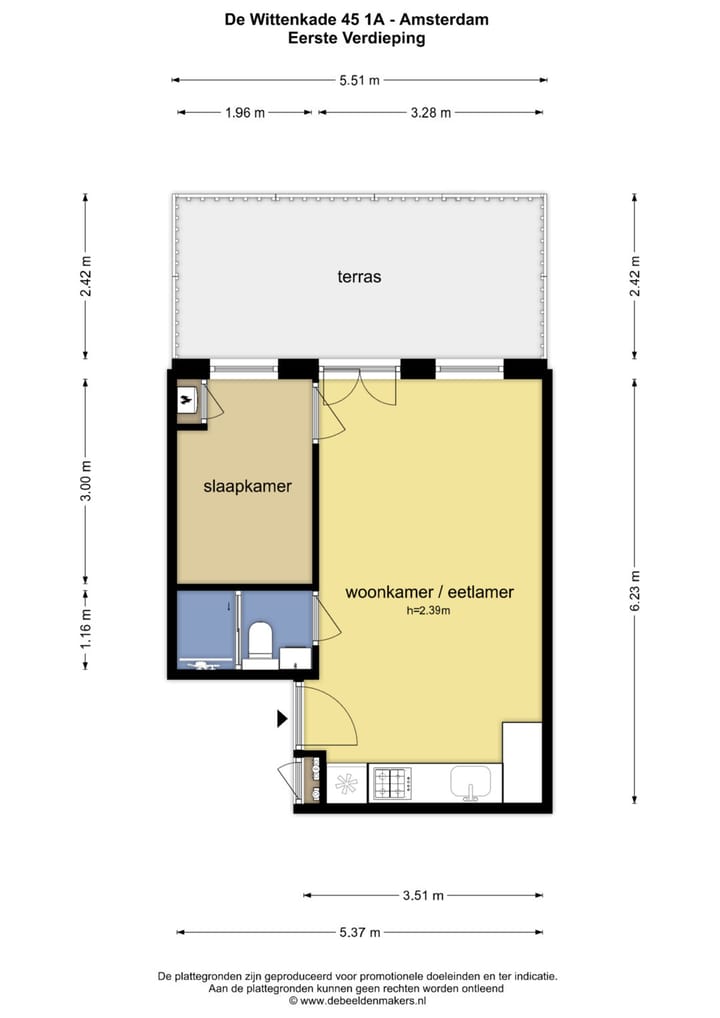 Foto 16 van De Wittenkade 45-1A