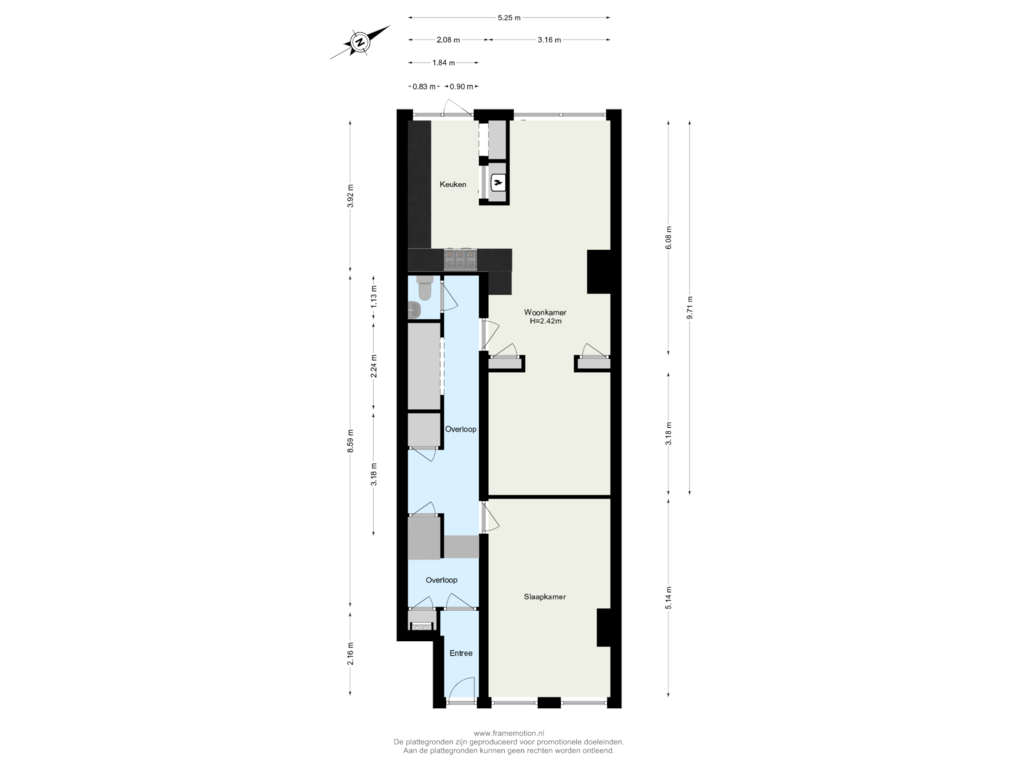 Bekijk plattegrond van Begane Grond van Hooidrift 9-A