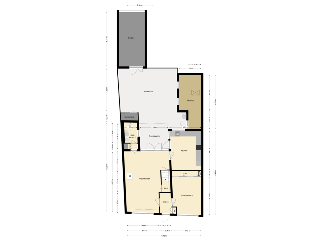 Bekijk plattegrond van begane grond van Slagveld 20