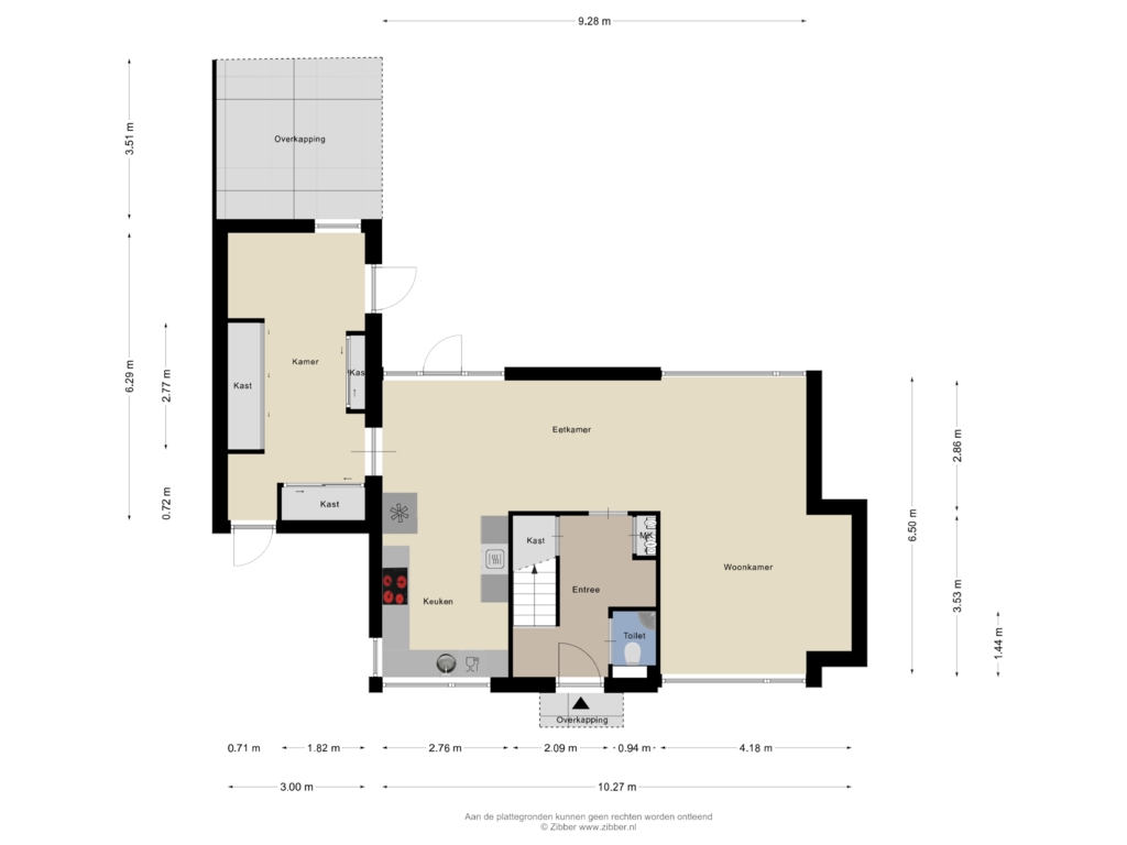 Bekijk plattegrond van Begane Grond van Koperslager 2