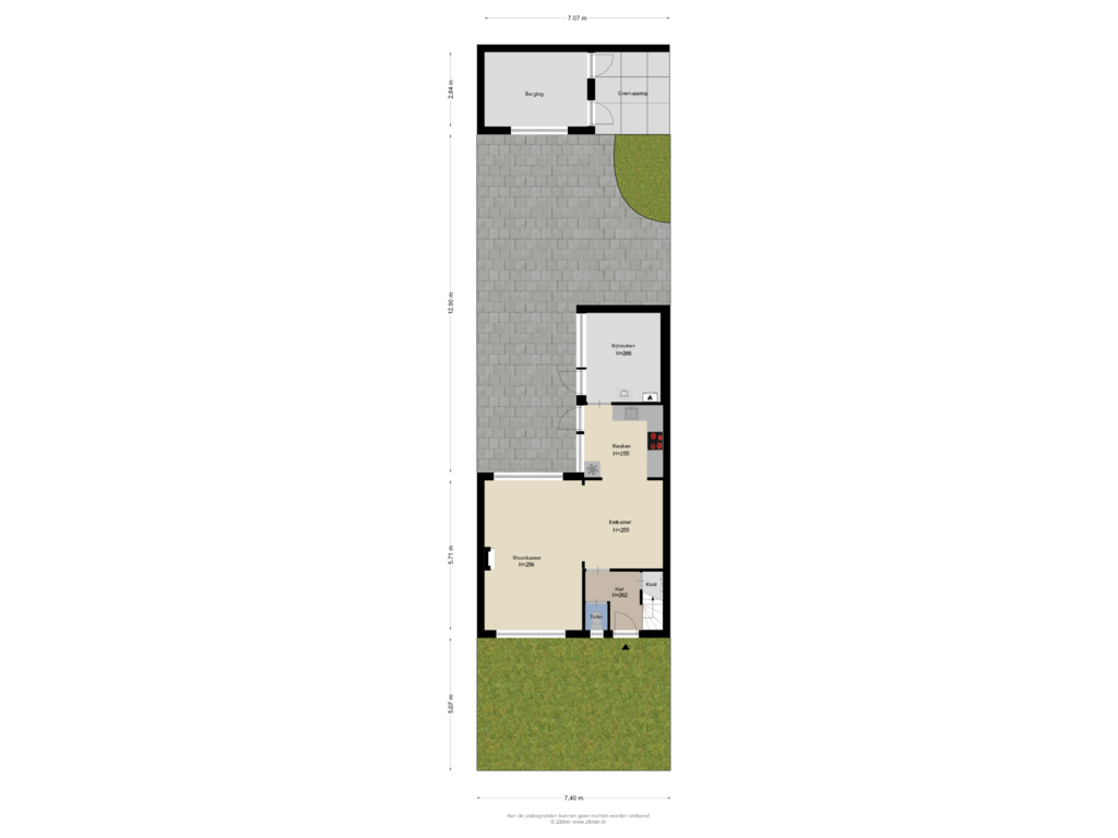 Bekijk plattegrond van Begane Grond-Tuin van Plataanweg 40