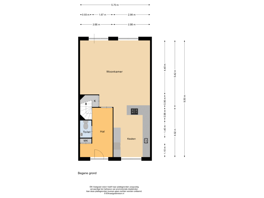 Bekijk plattegrond van Begane grond van Arnout van Westenrijklaan 68